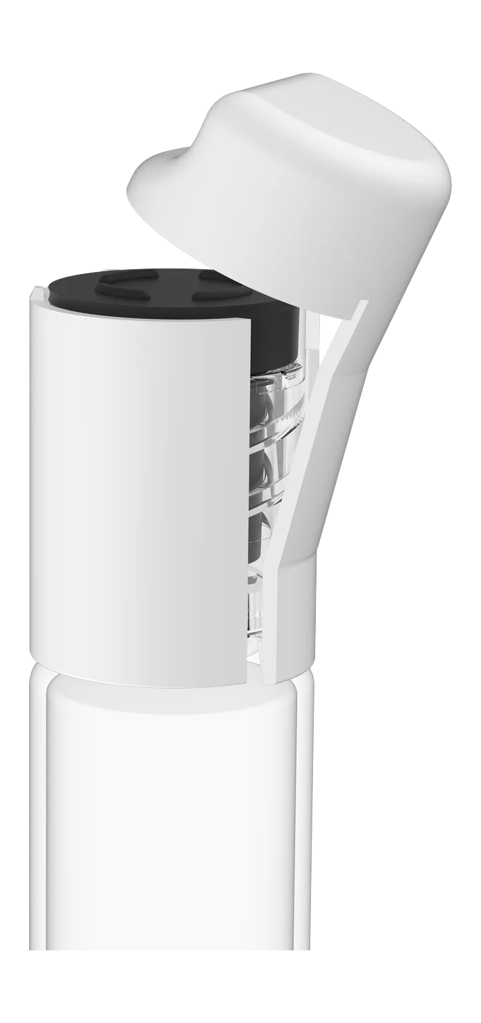 Sycure TE opened, showing the locking mechanism